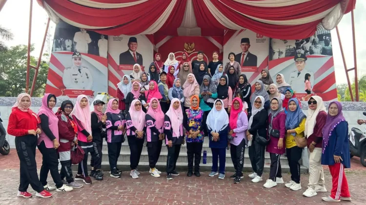 Komunitas Senam Bengkalis Bangun Semangat Hidup Sehat